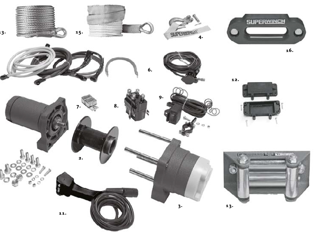 Superwinch spare parts uk